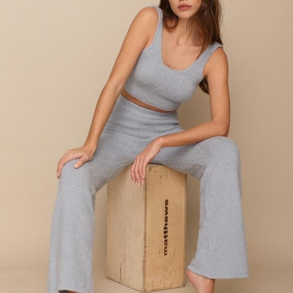 1HR SALE ⚡Reformation Isle Two Piece Set (Sky)